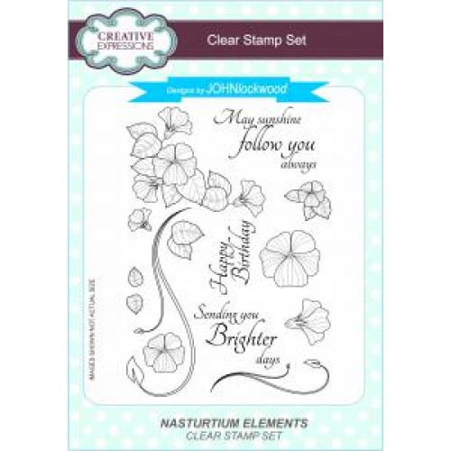 Nasturtium Elements - John Lockwood Clear stamps CEC774